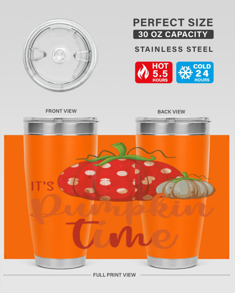 it s pumpkin time 368#- fall- Tumbler