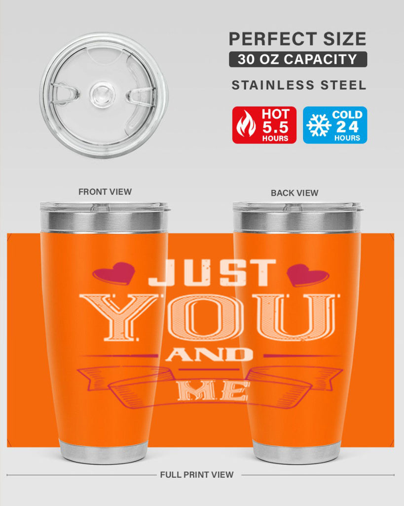 just you and me 48#- valentines day- Tumbler