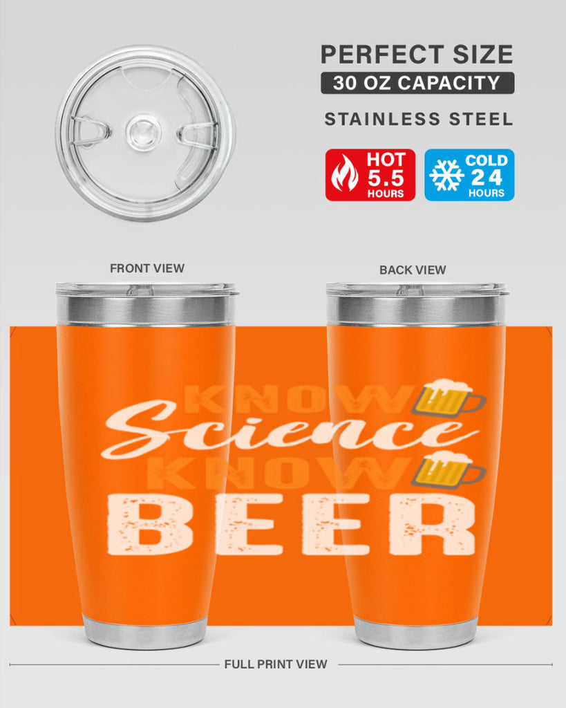 know science know beer 148#- beer- Tumbler