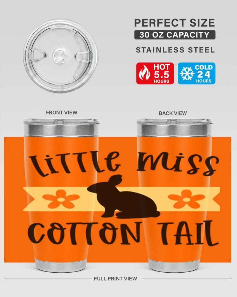 little miss cotton tail 17#- easter- Tumbler