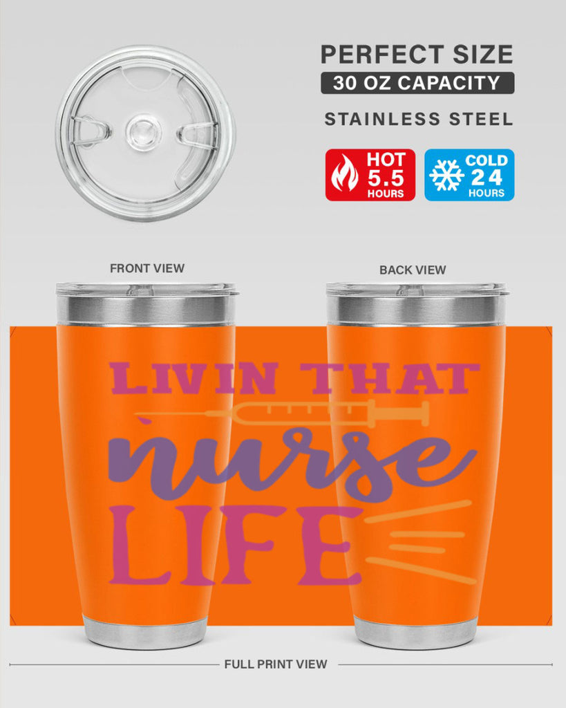livin that nurse life Style Style 138#- nurse- tumbler