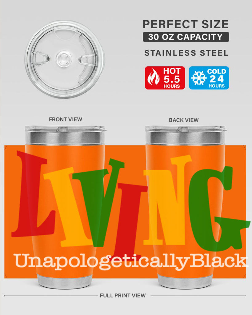 living  unapologetically black  98#- black words phrases- Cotton Tank