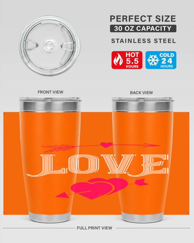love 41#- valentines day- Tumbler