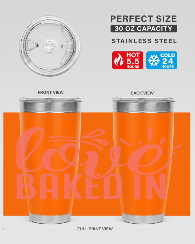 love baked in 13#- kitchen- Tumbler