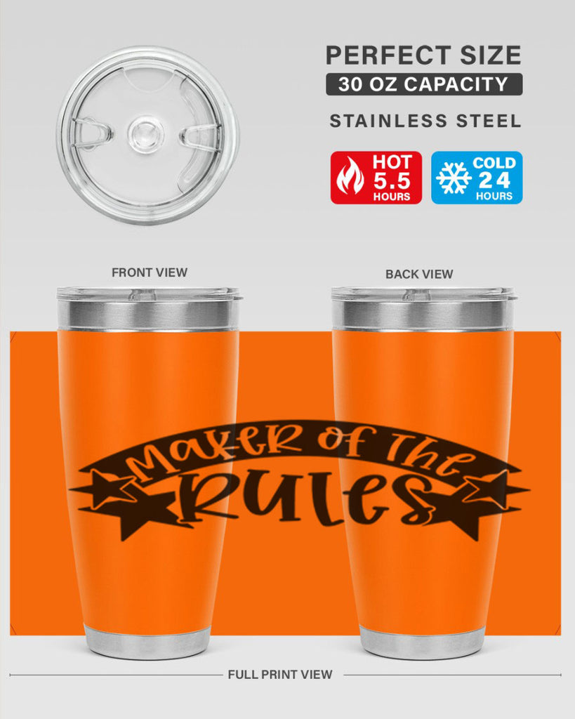 maker of the rules 31#- fathers day- Tumbler