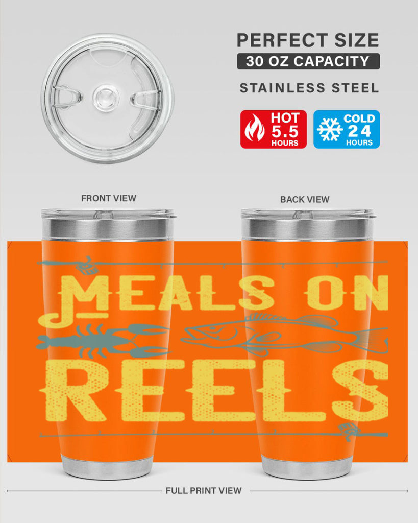 meals on reels 241#- fishing- Tumbler