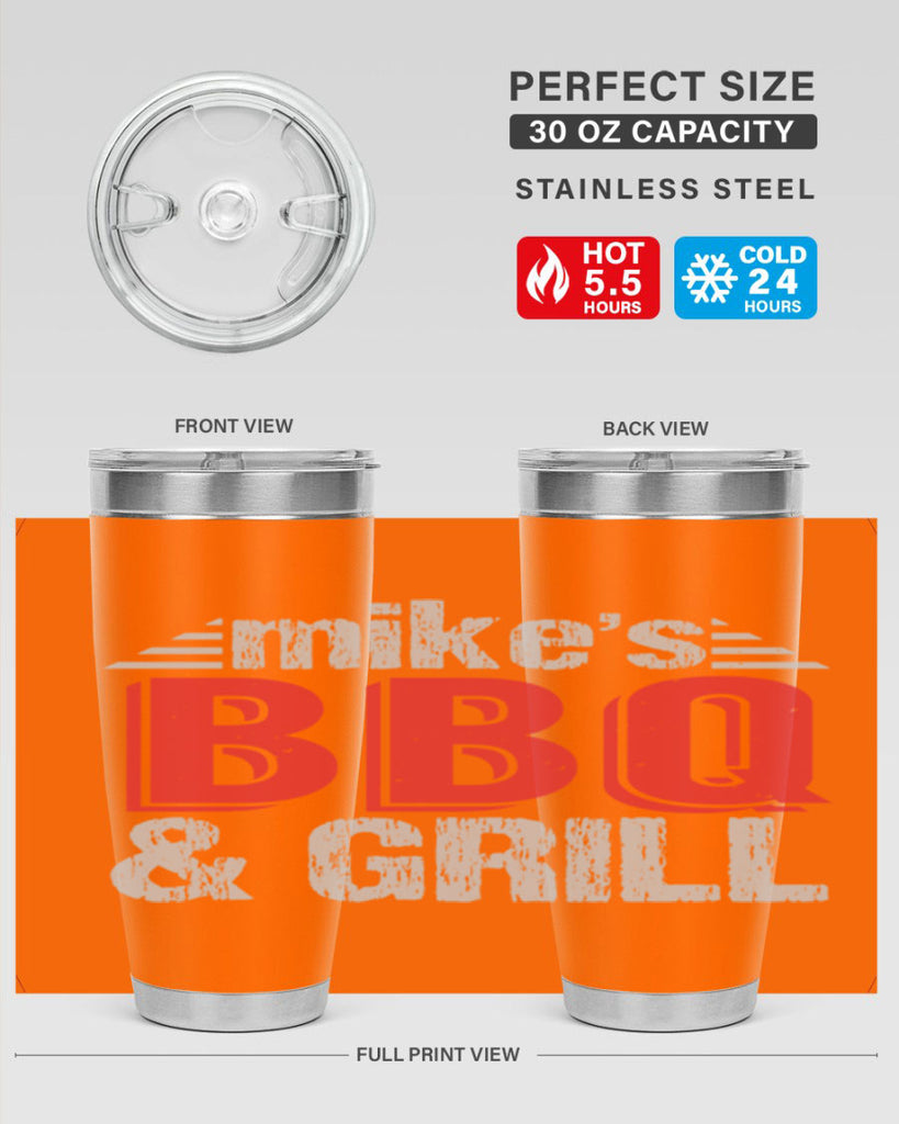 mikes bbq and grill 23#- bbq- Tumbler