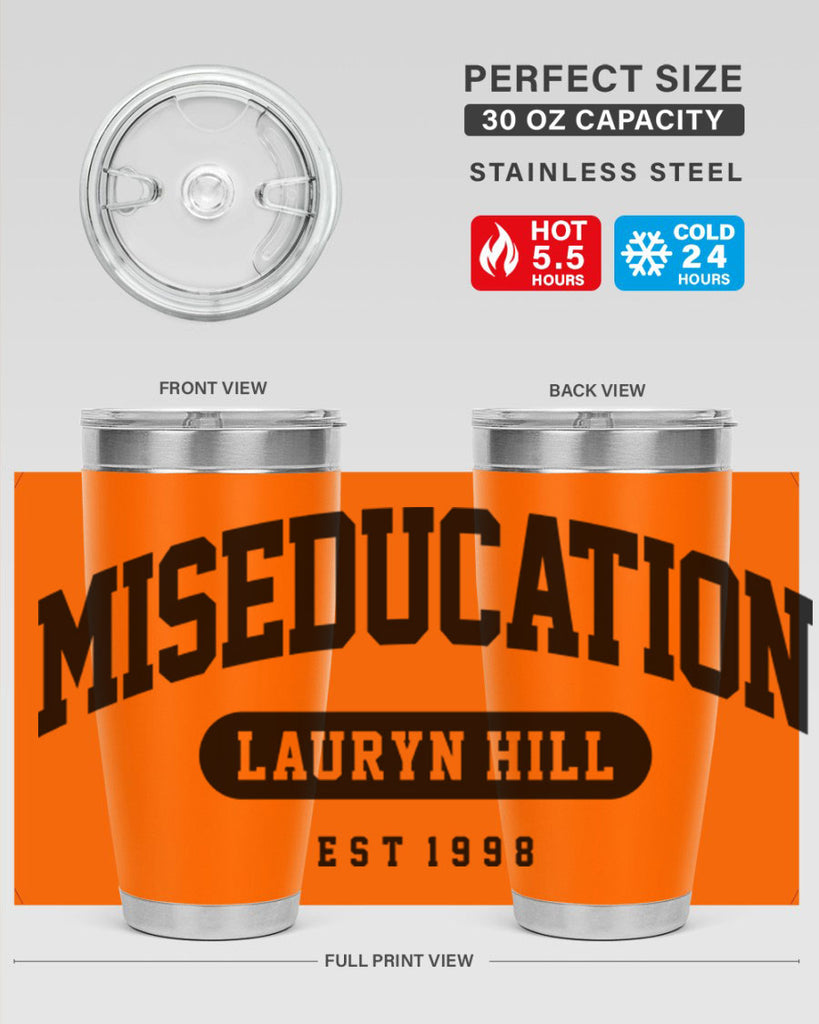 miseducation of lauryn hill college 67#- black words phrases- Cotton Tank