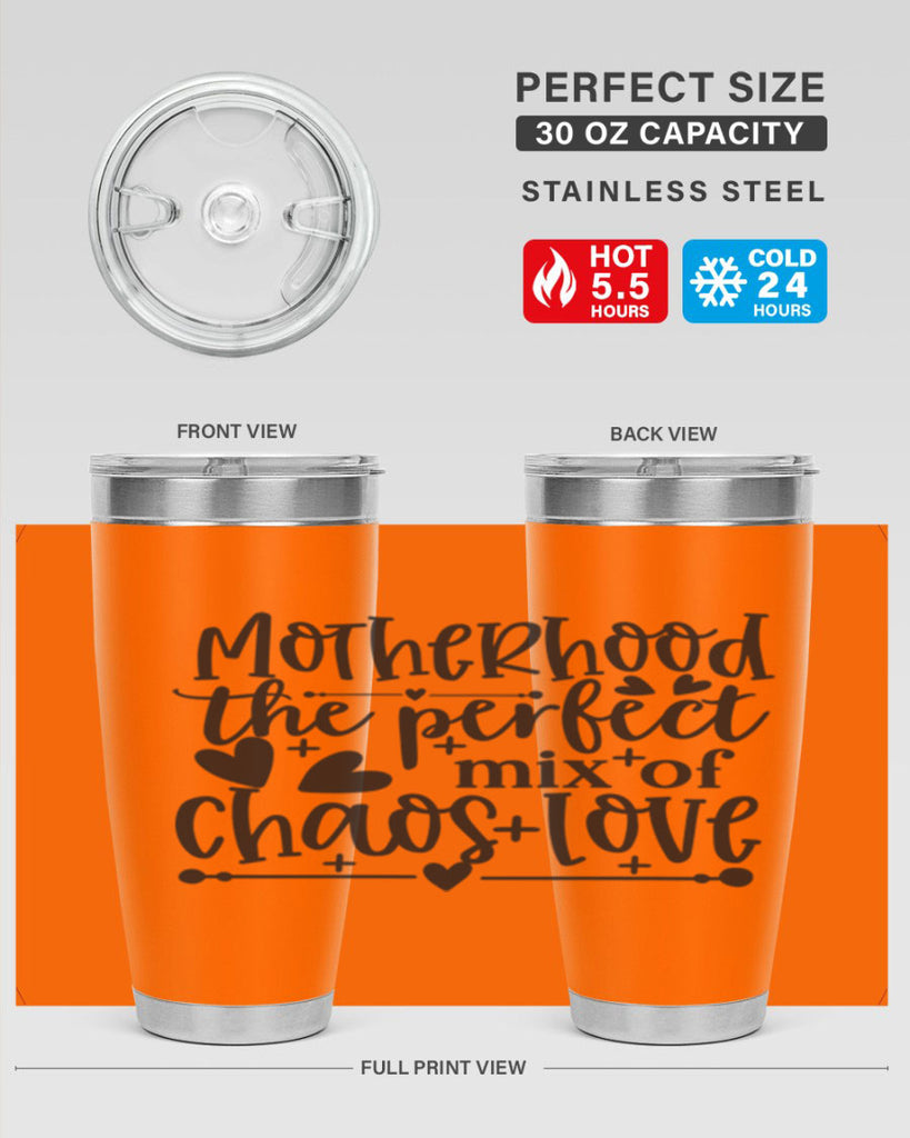 motherhood the perfect chas love 375#- mom- Tumbler