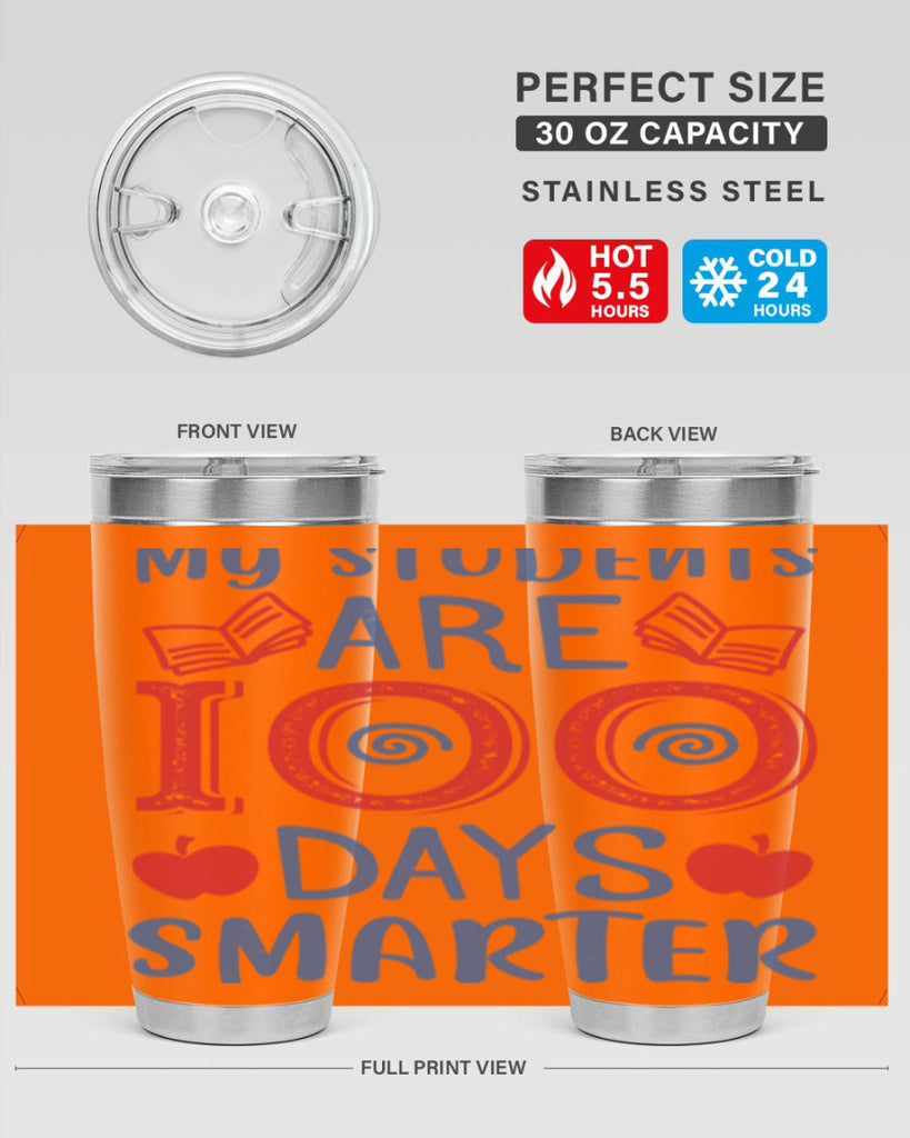 my students are days smarter 7#- 100 days of school- Tumbler