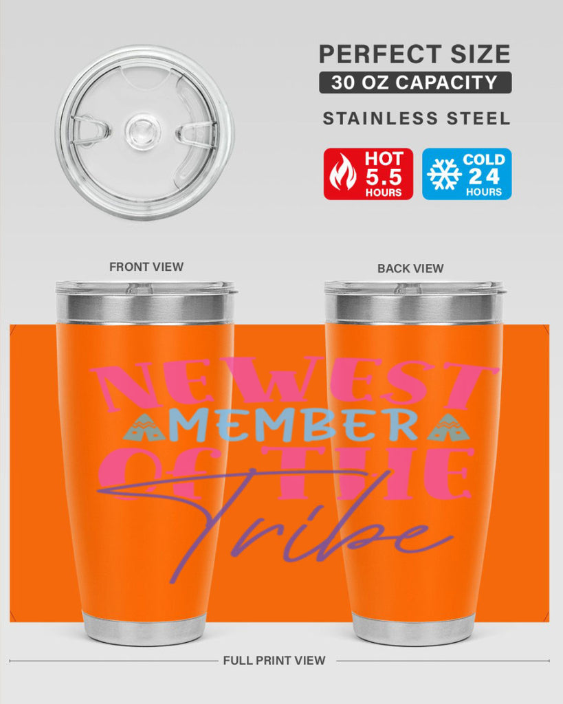 newest member of the tribe Style 211#- baby- tumbler