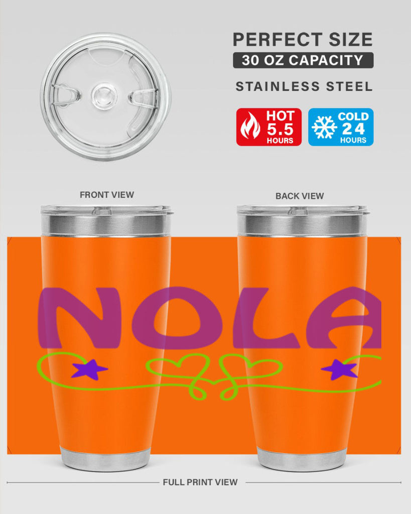 nola 5#- mardi gras- Tumbler