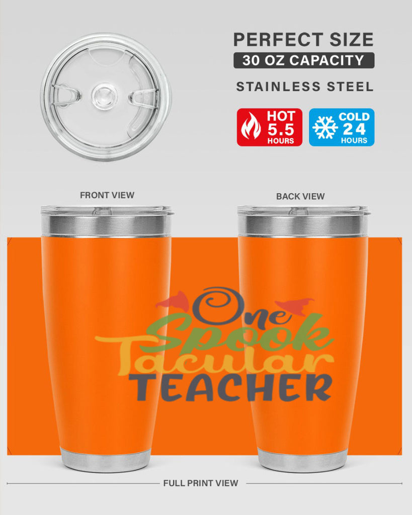 one spook tacular teacher Style 160#- teacher- tumbler