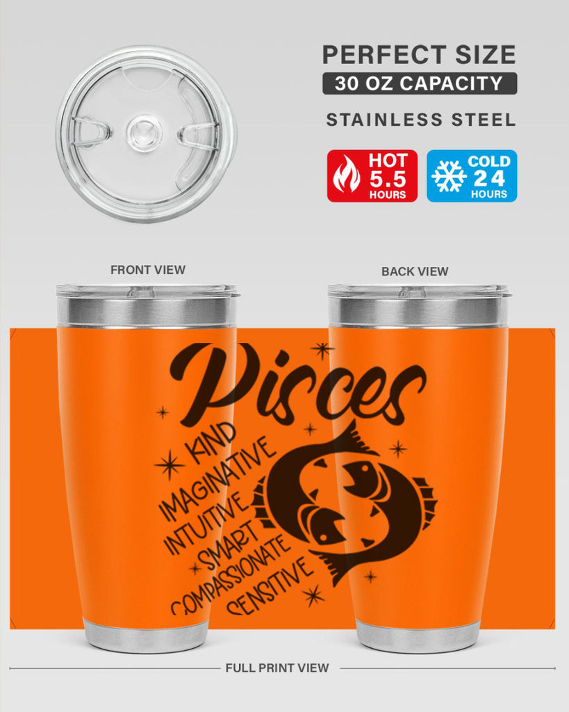 pisces 371#- zodiac- Tumbler