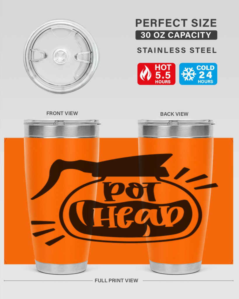 pot head 44#- coffee- Tumbler