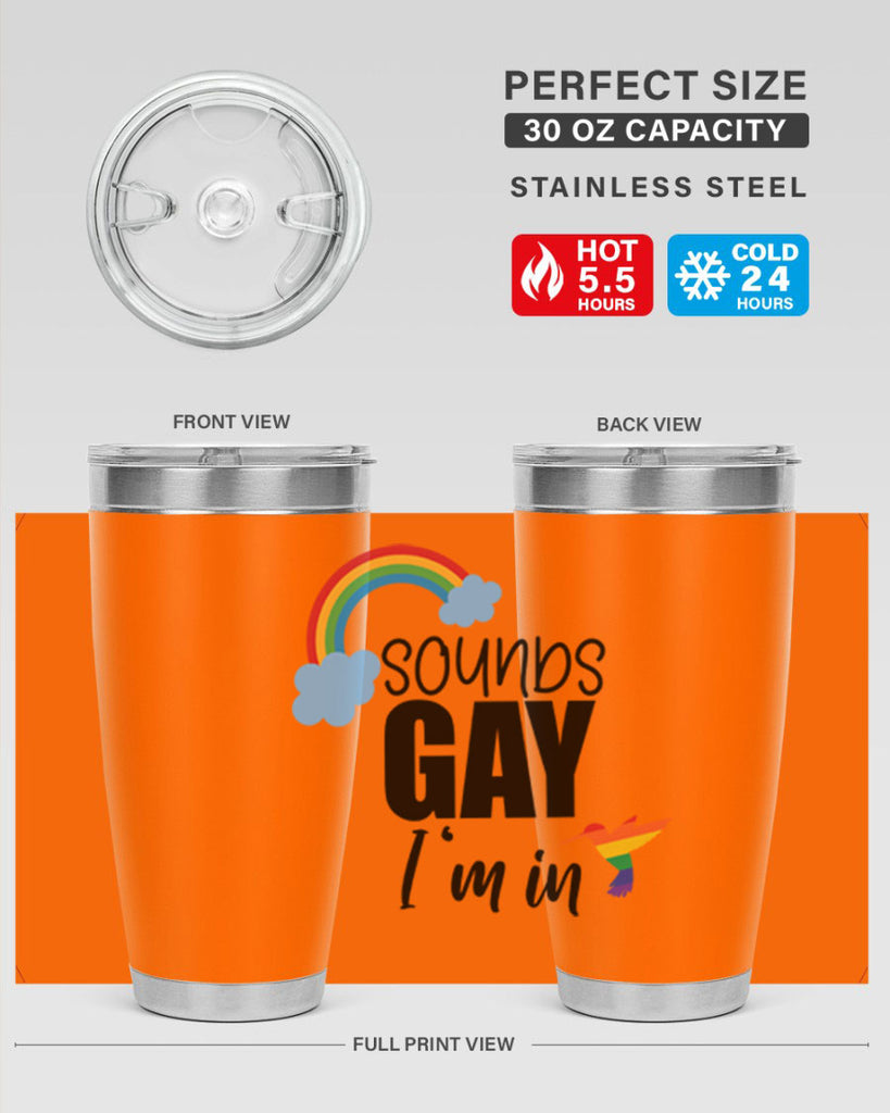 pride sound 45#- lgbt- Tumbler