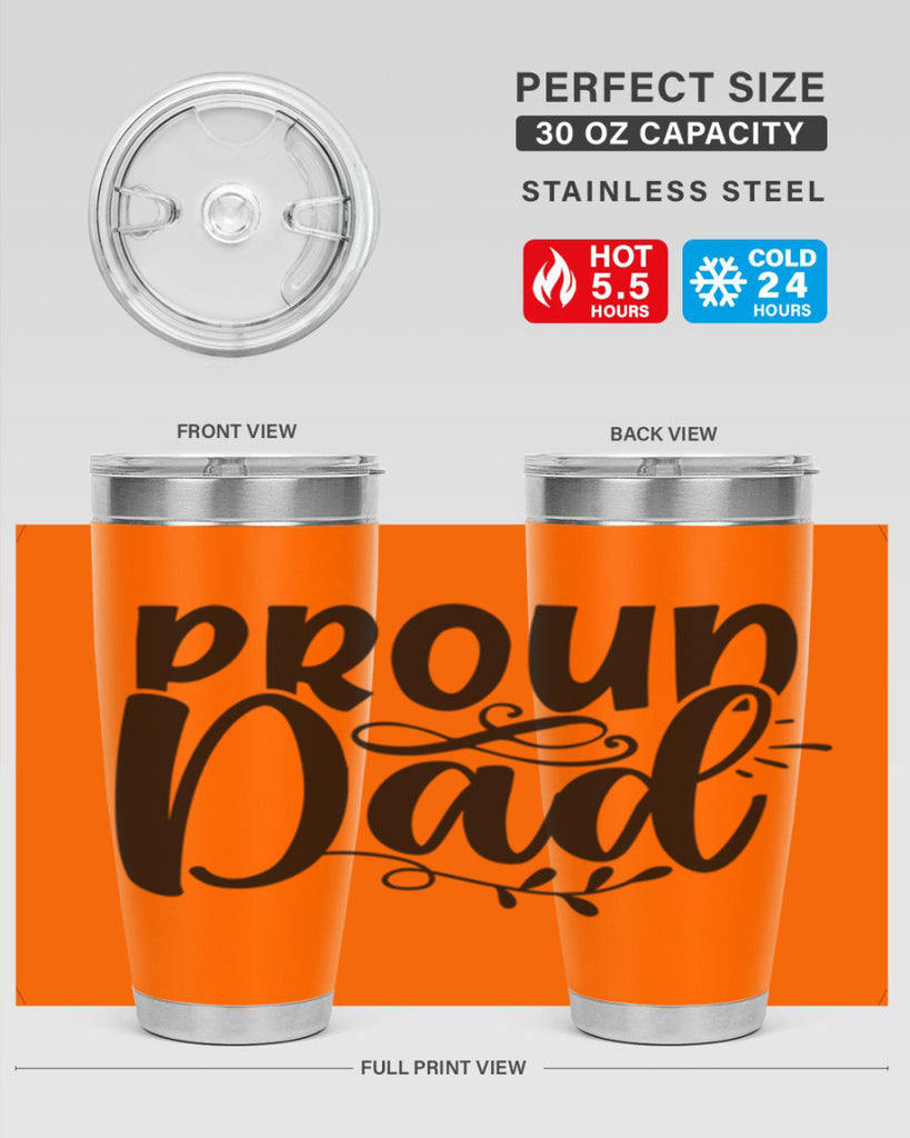 proud dad 71#- dad- Tumbler