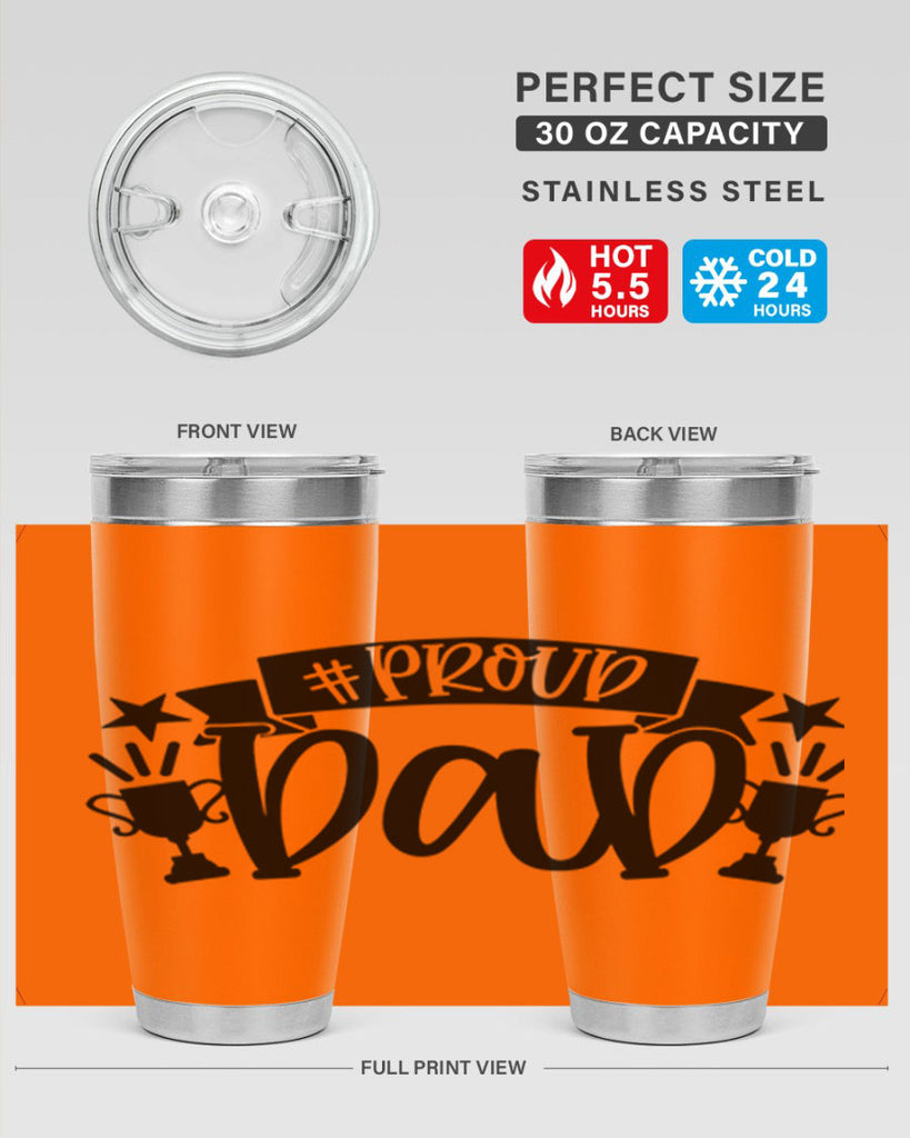 proud dad 75#- fathers day- Tumbler
