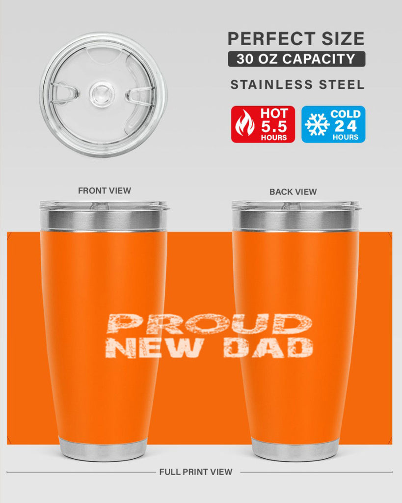 proud new dad 70#- dad- Tumbler