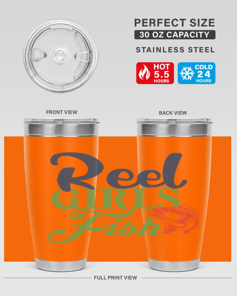 reel girls fish 199#- fishing- Tumbler