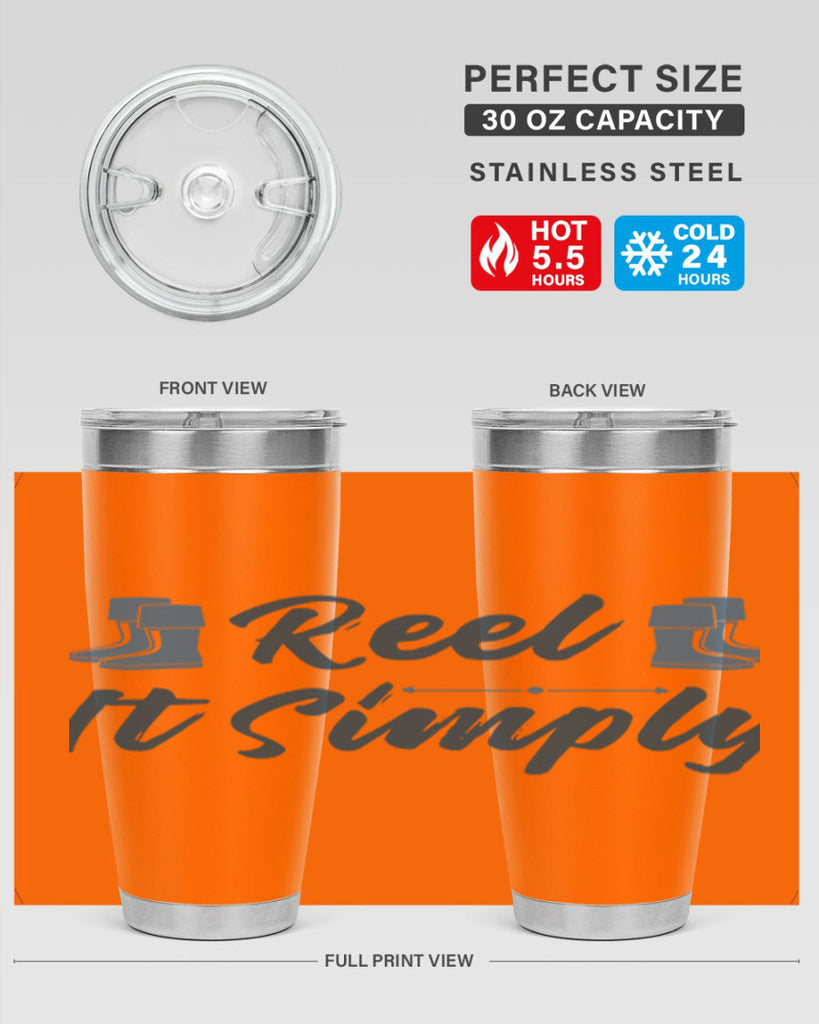 reel it simply 43#- fishing- Tumbler