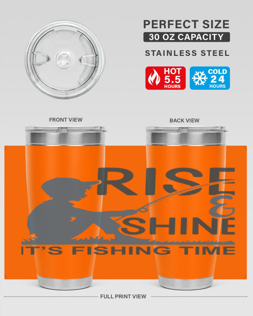 rise shine 41#- fishing- Tumbler