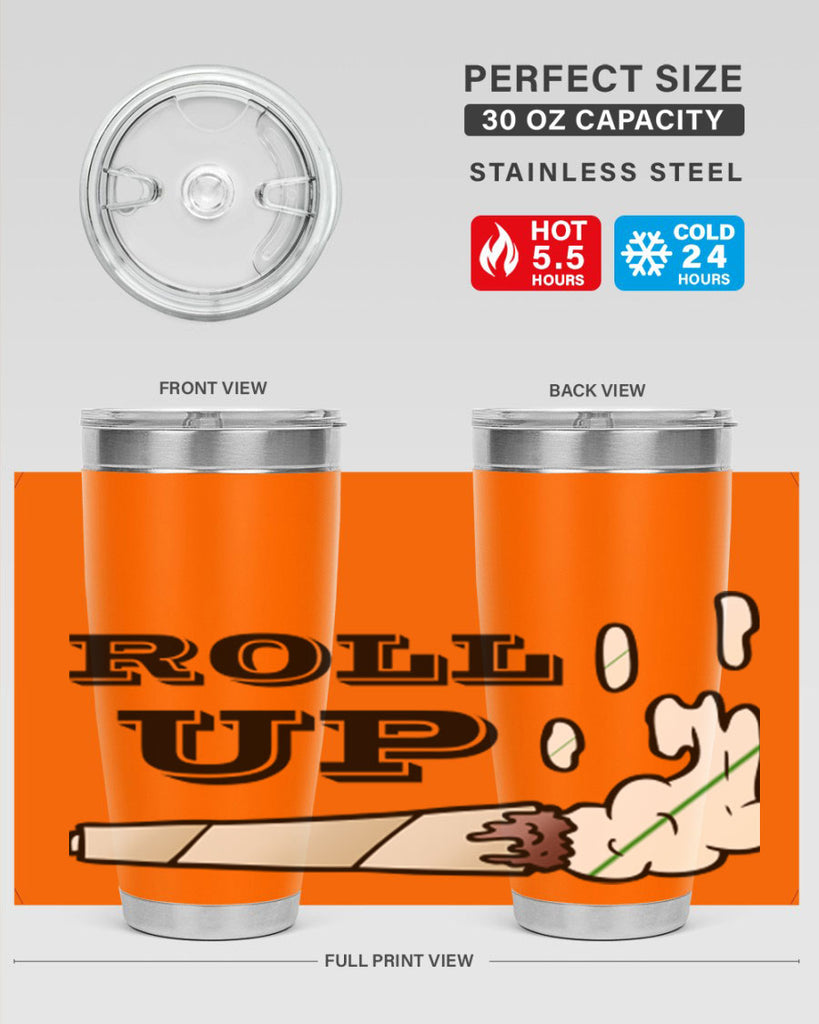 roll up 229#- marijuana- Tumbler