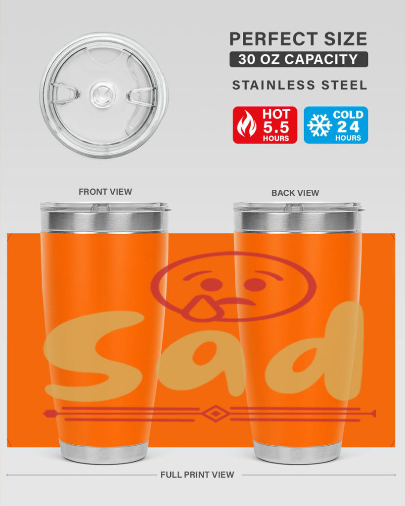 sad 6#- fathers day- Tumbler