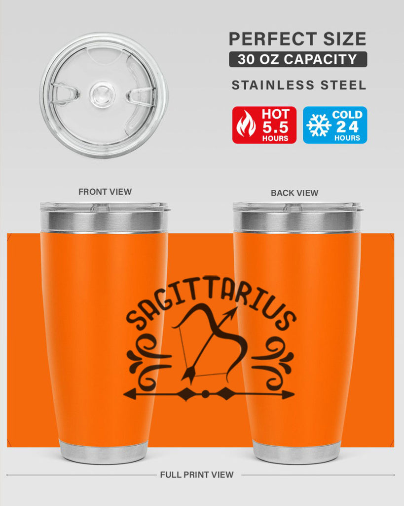 sagittarius 409#- zodiac- Tumbler