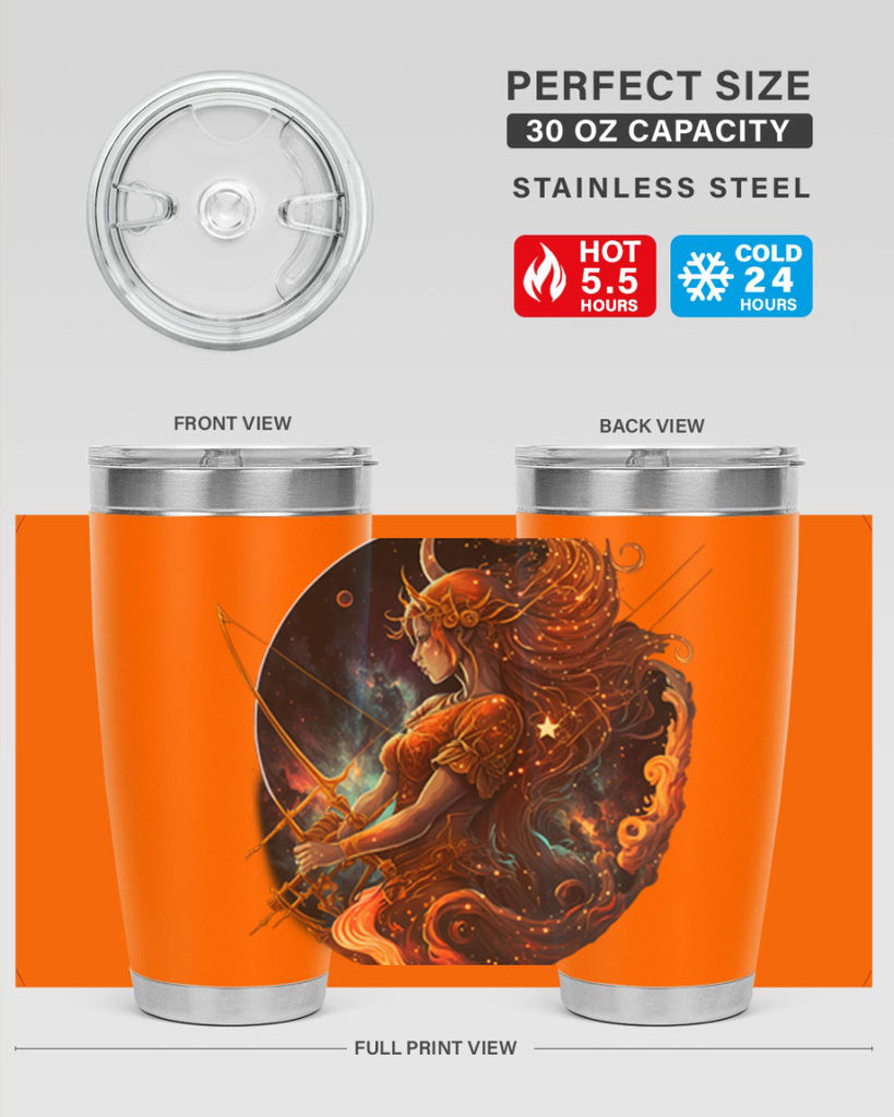 sagittarius 417#- zodiac- Tumbler