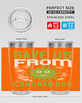 save us from coronavirus Style 25#- corona virus- Cotton Tank