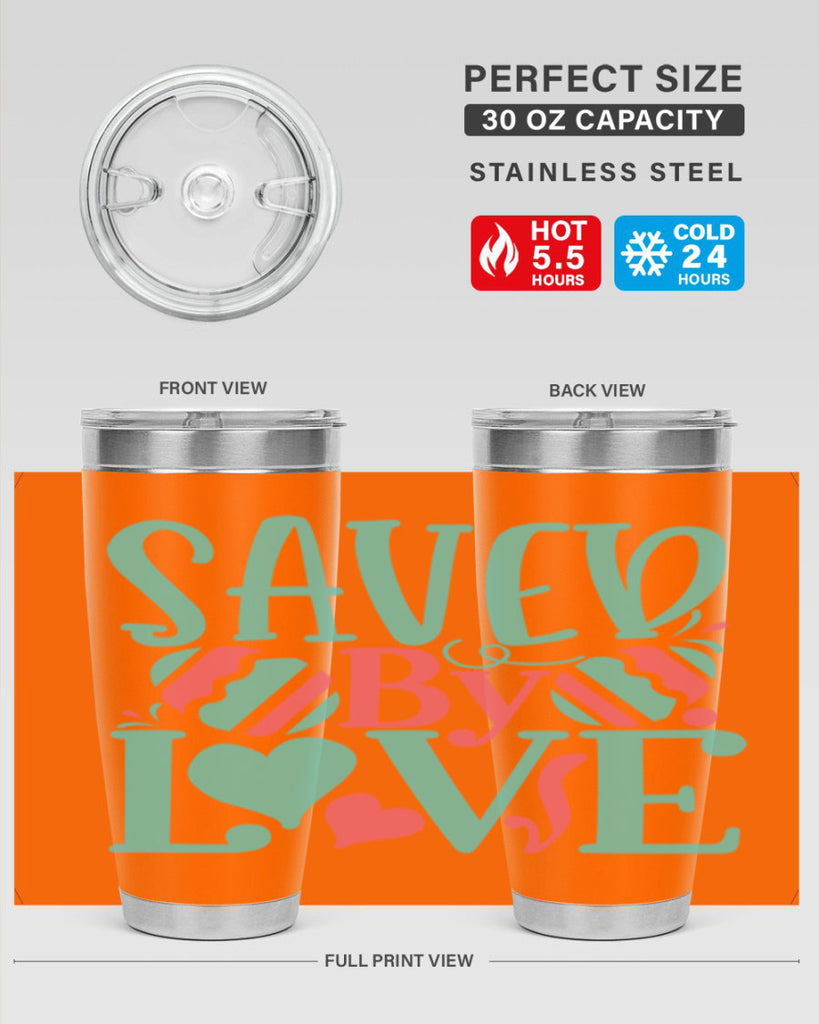 saved by love 106#- easter- Tumbler