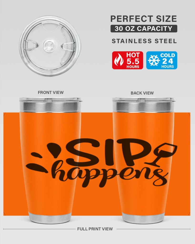 sip happens 162#- wine- Tumbler