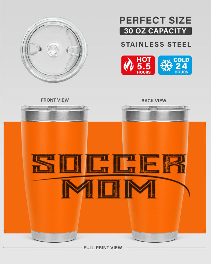 soccer mom 67#- mom- Tumbler