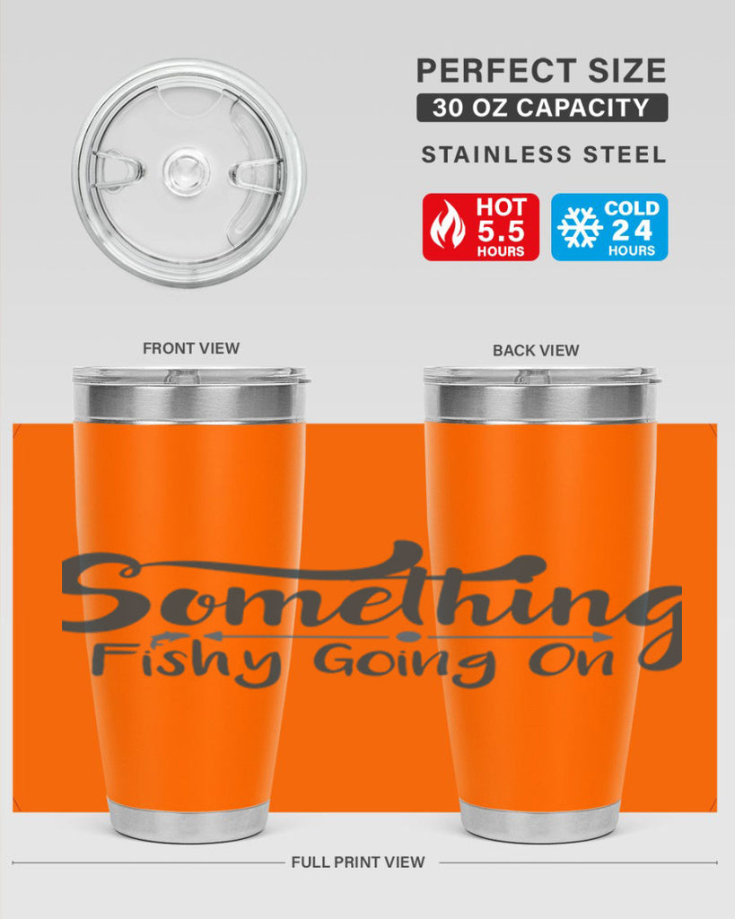 something 36#- fishing- Tumbler