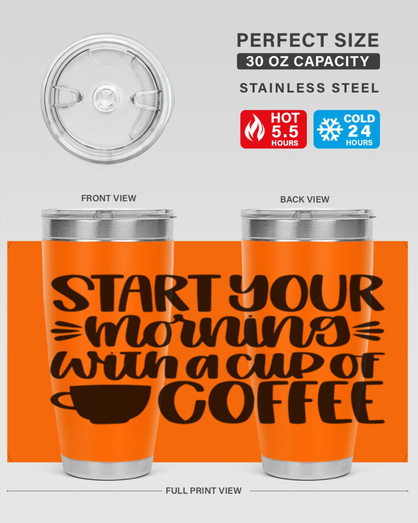 start your morning with 28#- coffee- Tumbler