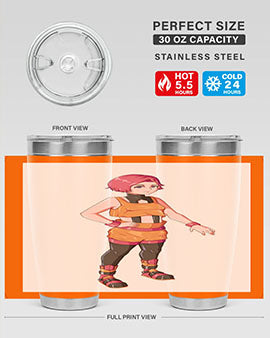 street girl wear orange outfit16#- anime- Tumbler