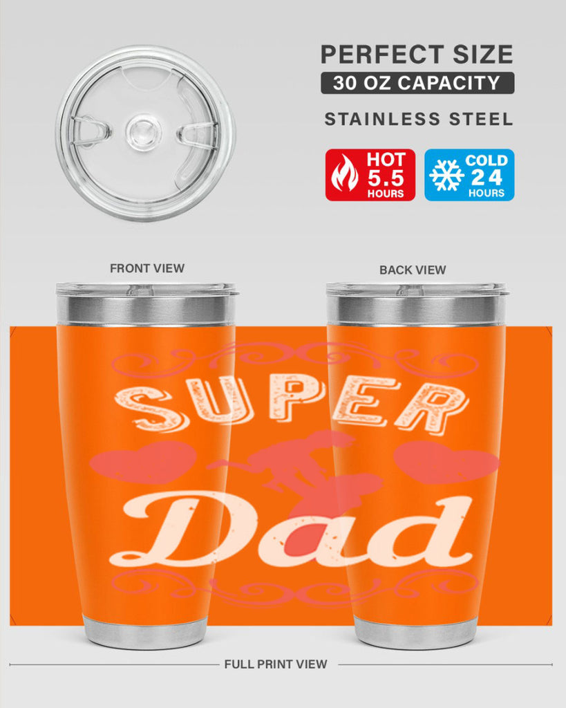 super dad 178#- fathers day- Tumbler