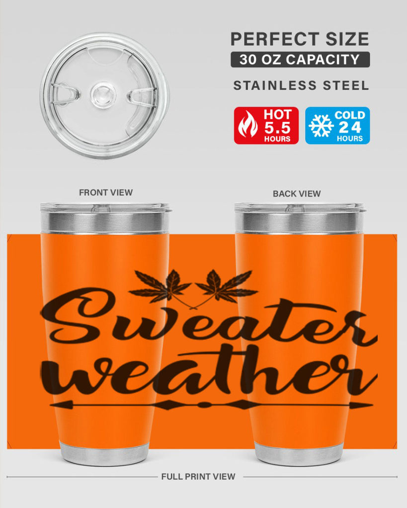 sweater weather 581#- fall- Tumbler