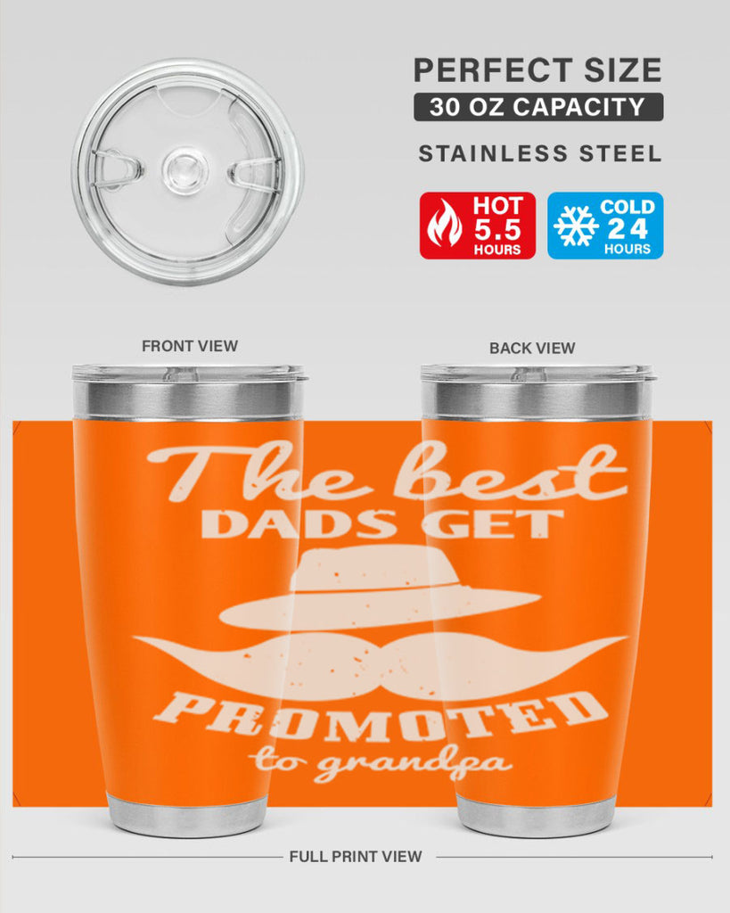 the best dads get promoted 164#- fathers day- Tumbler
