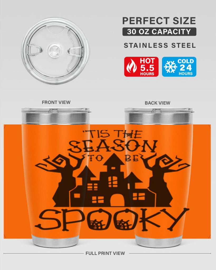 tis the season to be spooky 100#- halloween- Tumbler