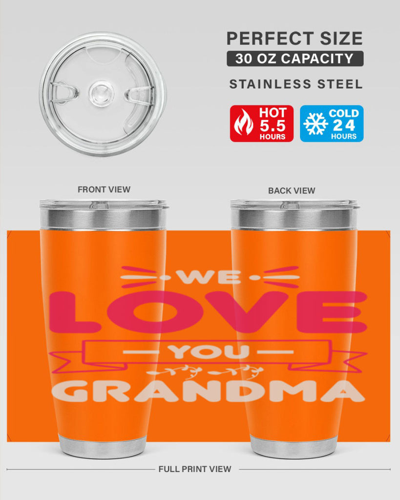 we love you grandma 28#- mom- Tumbler