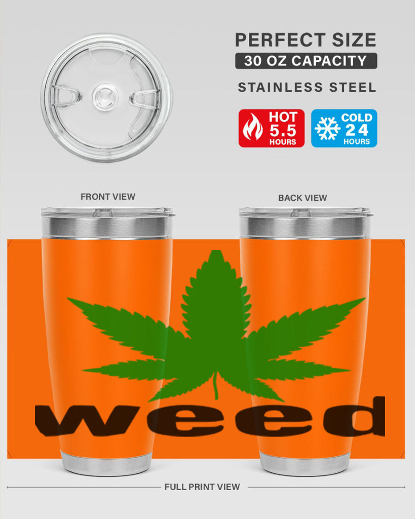 weed 279#- marijuana- Tumbler