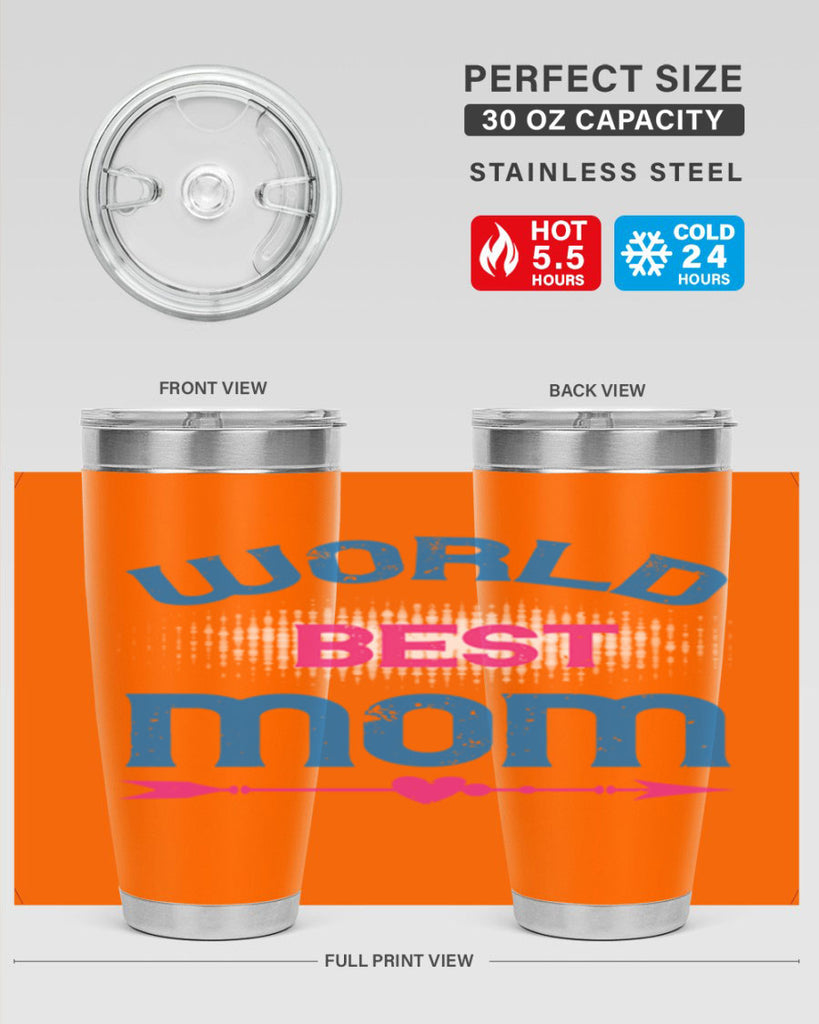 world best mom 18#- mom- Tumbler