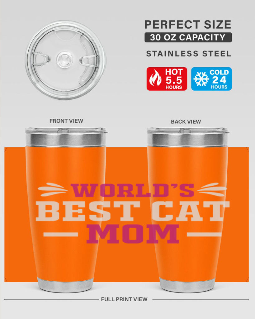 world’s best cat mom 17#- mom- Tumbler