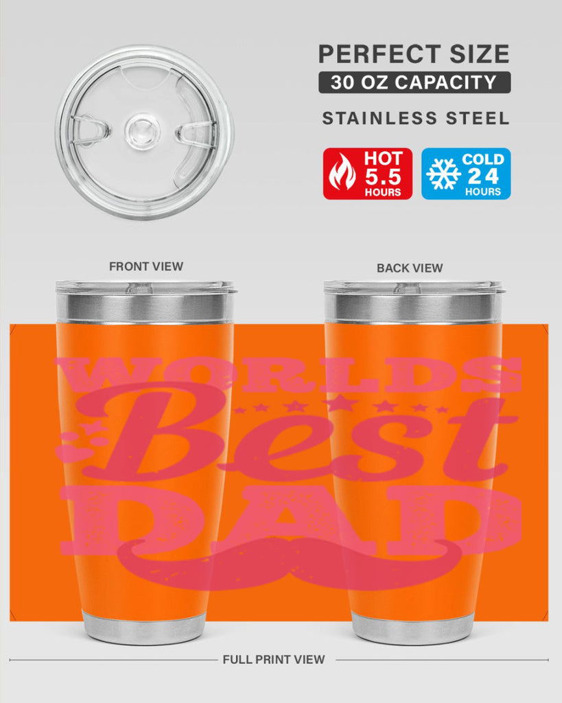 worlds best dad 142#- fathers day- Tumbler