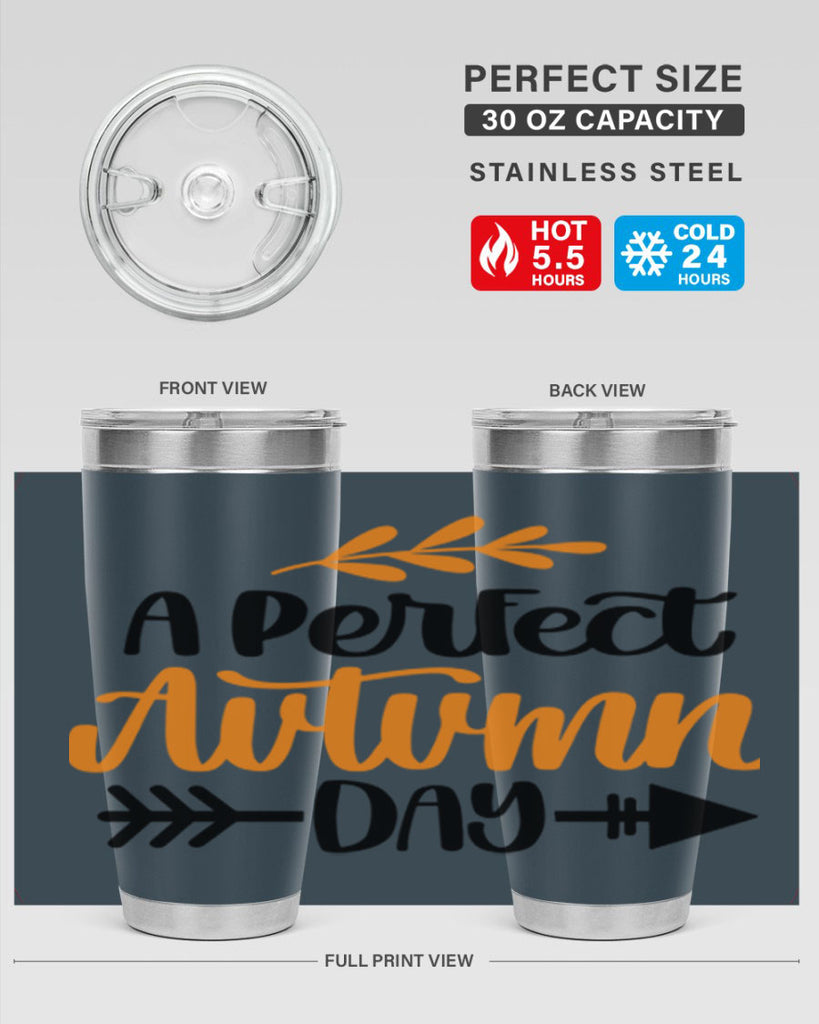 A Perfect Autumn Day 470#- fall- Tumbler
