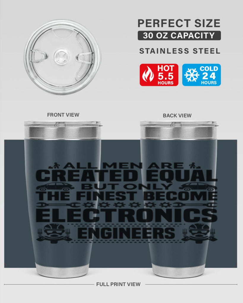 All men are created Style 21#- engineer- tumbler