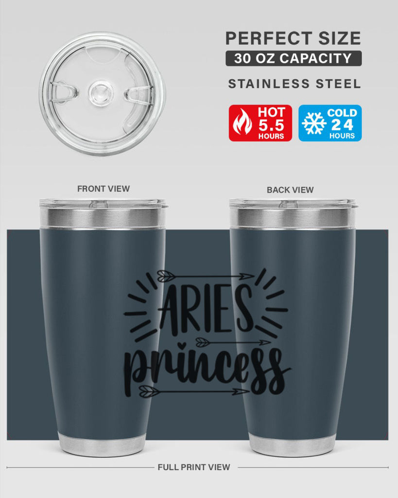 Aries princess 115#- zodiac- Tumbler