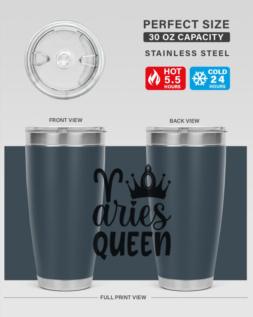 Aries queen 118#- zodiac- Tumbler